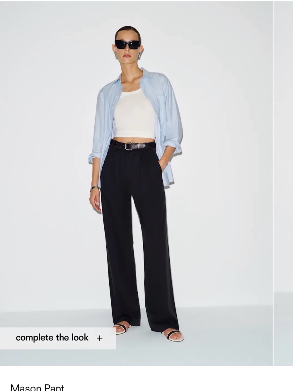 Reformation Mason Pant in Black (Size 4) - Picture 4 of 4